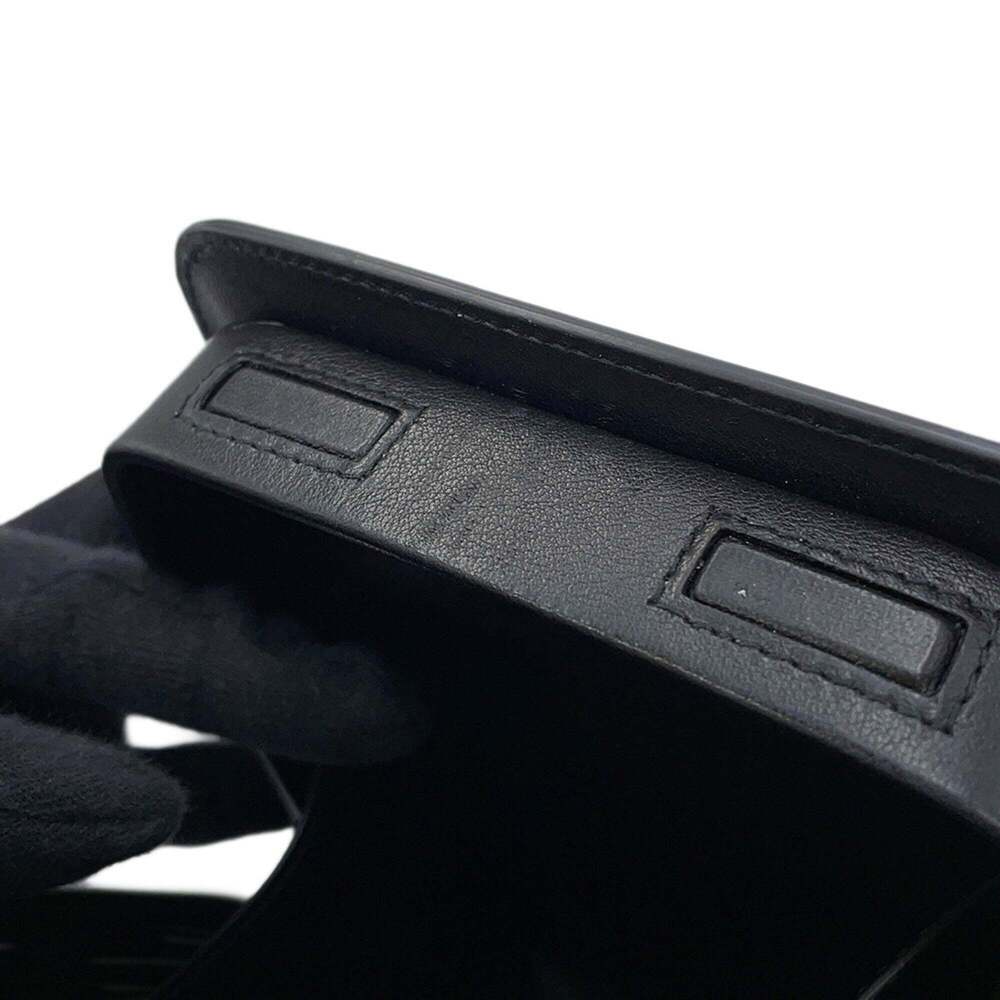 CHRISTIAN DIOR Black Leather Shoulder Bag - Picture 9 of 16